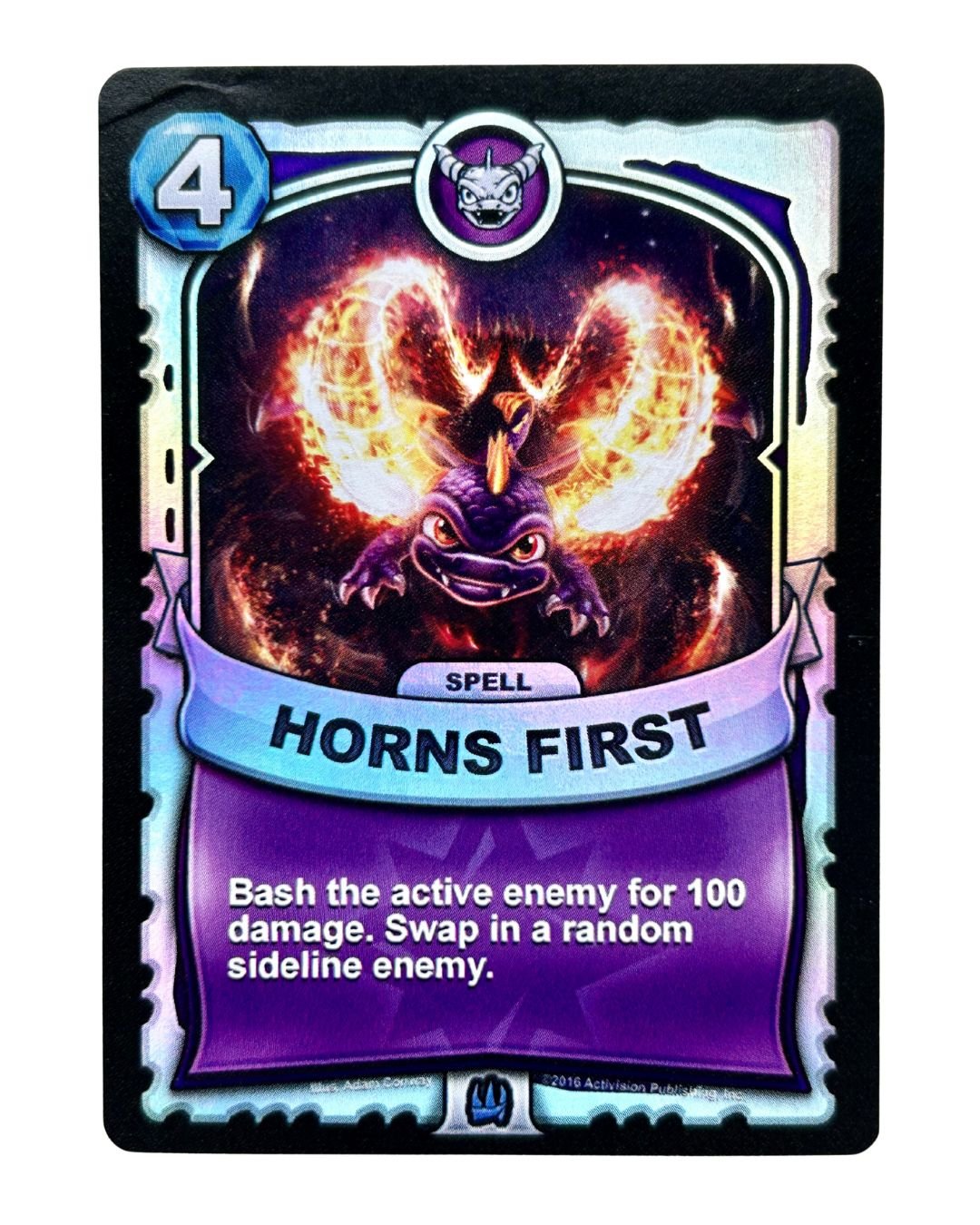 Horns First (Battlecast) (Silver Foil) - Nick Nack's Full Frontal Attack