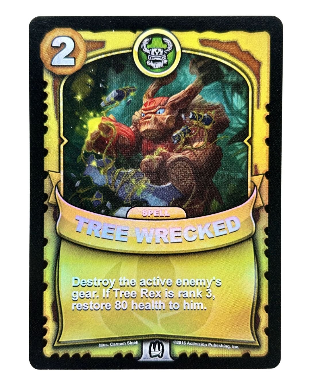 Tree Wrecked (Battlecast) (Gold Foil) - Nick Nack's Full Frontal Attack