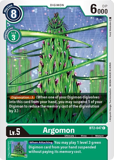 Argomon BT2-047 (Release Special Booster) Near Mint