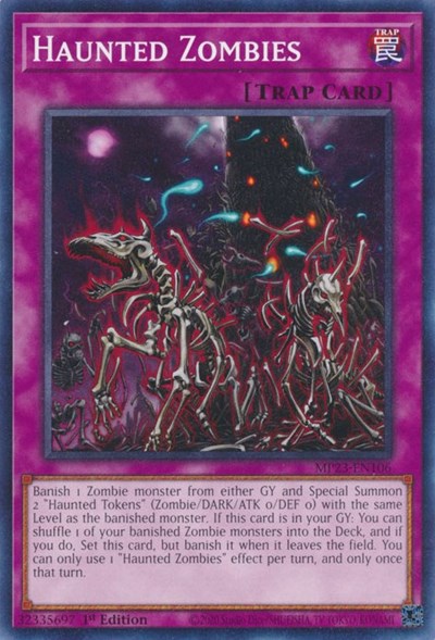 Haunted Zombies (25th Anniversary Tin: Dueling Heroes Mega Pack) Light Play 1st Edition
