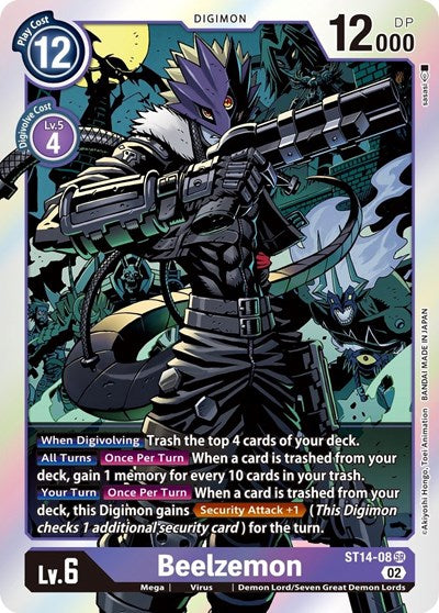Beelzemon (Starter Deck 14: Beelzemon Advanced Deck Set) Near Mint