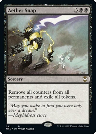 Aether Snap (Commander: Streets of New Capenna) Near Mint - Nick Nack's Full Frontal Attack