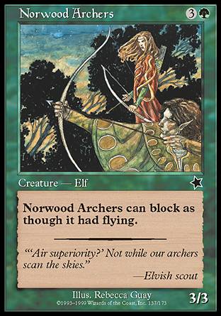Norwood Archers (Starter 1999) Light Play - Nick Nack's Full Frontal Attack