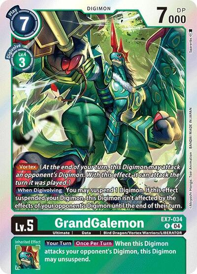 GrandGalemon (Digimon LIBERATOR) Near Mint Foil - Nick Nack's Full Frontal Attack