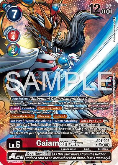 Gaiamon ACE (Alternate Art) (Advanced Booster Digimon Generation) Near Mint - Nick Nack's Full Frontal Attack