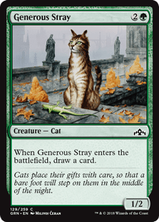 Generous Stray (Guilds of Ravnica) Near Mint - Nick Nack's Full Frontal Attack