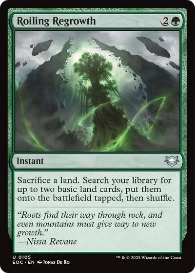 Roiling Regrowth (Commander: Edge of Eternities) Near Mint - Nick Nack's Full Frontal Attack