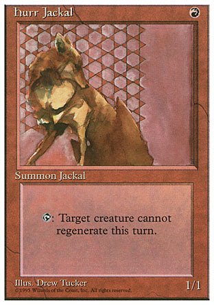 Hurr Jackal (4th Edition) Light Play - Nick Nack's Full Frontal Attack