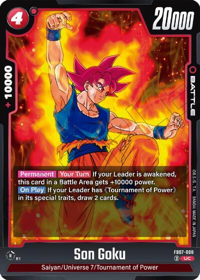 Son Goku FB07 - 008 (Wish For Shenron) Near Mint - Nick Nack's Full Frontal Attack