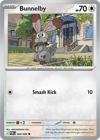 Bunnelby (ME03: Perfect Order) Near Mint - Nick Nack's Full Frontal Attack