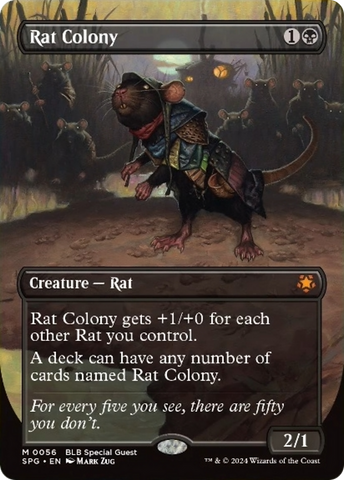 Rat Colony (Borderless) [Bloomburrow Special Guests]