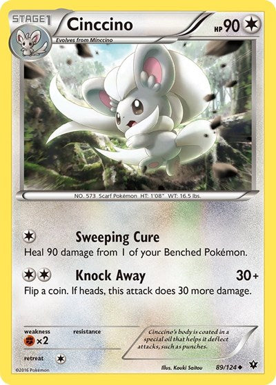 Cinccino (89) (XY - Fates Collide) Light Play