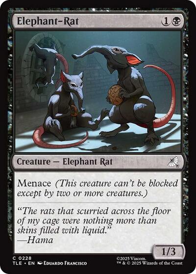 Elephant - Rat (Avatar: The Last Airbender: Eternal - Legal) Near Mint - Nick Nack's Full Frontal Attack