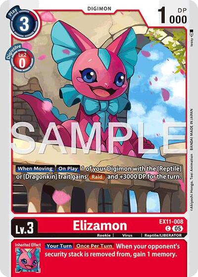 Elizamon (Dawn of Liberator) Near Mint - Nick Nack's Full Frontal Attack