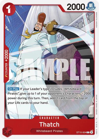 Thatch (Starter Deck 15: RED Edward.Newgate) Near Mint