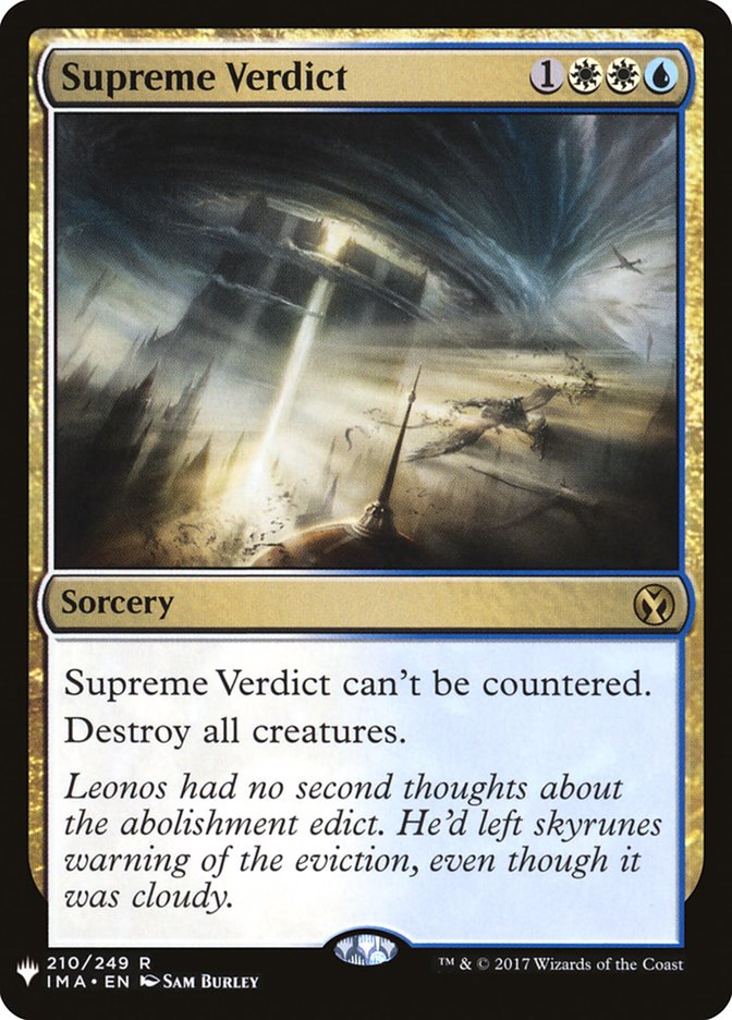 Verdict suprême [Mystery Booster] 