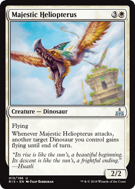 Majestic Heliopterus (Rivals of Ixalan) Near Mint - Nick Nack's Full Frontal Attack