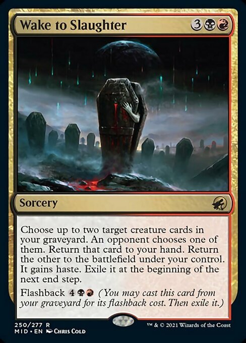 Wake to Slaughter (Innistrad: Midnight Hunt) Near Mint - Nick Nack's Full Frontal Attack