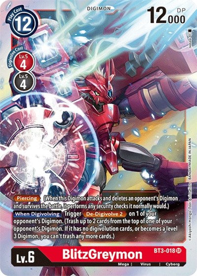 BlitzGreymon (Release Special Booster) Near Mint Foil