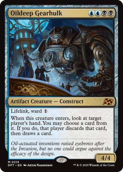 Oildeep Gearhulk (Aetherdrift) Near Mint Foil - Nick Nack's Full Frontal Attack