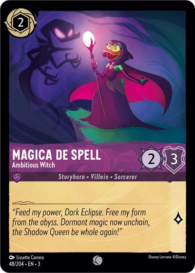 Magica De Spell - Ambitious Witch (Into the Inklands) Near Mint - Nick Nack's Full Frontal Attack