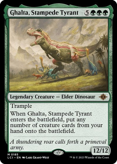 Ghalta, Stampede Tyrant (The Lost Caverns of Ixalan) Near Mint