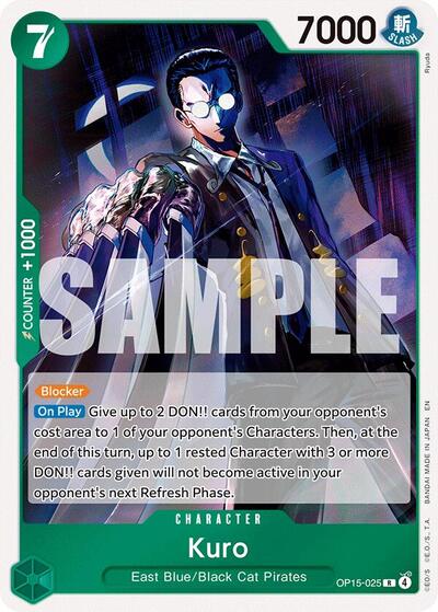 Kuro (Adventure on Kami's Island) Near Mint Foil - Nick Nack's Full Frontal Attack