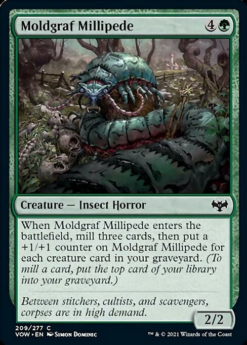 Moldgraf Millipede (Innistrad: Crimson Vow) Near Mint - Nick Nack's Full Frontal Attack