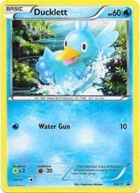 Ducklett - BW17 (Black and White Promos) Light Play Holofoil - Nick Nack's Full Frontal Attack
