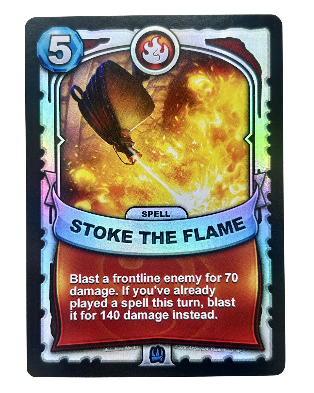 Stoke the Flame (Battlecast) (Silver Foil) - Nick Nack's Full Frontal Attack