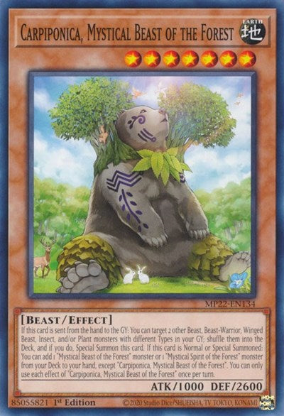 Carpiponica, Mystical Beast of the Forest (2022 Tin of the Pharaoh's Gods) Light Play 1st Edition