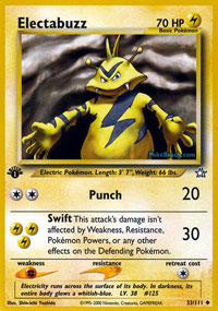 Electabuzz (Neo Genesis) Light Play 1st Edition