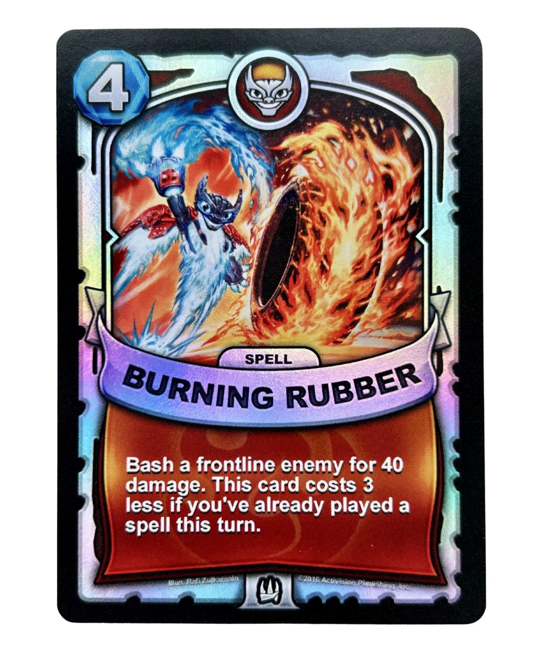 Burning Rubber (Battlecast) (Silver Foil) - Nick Nack's Full Frontal Attack