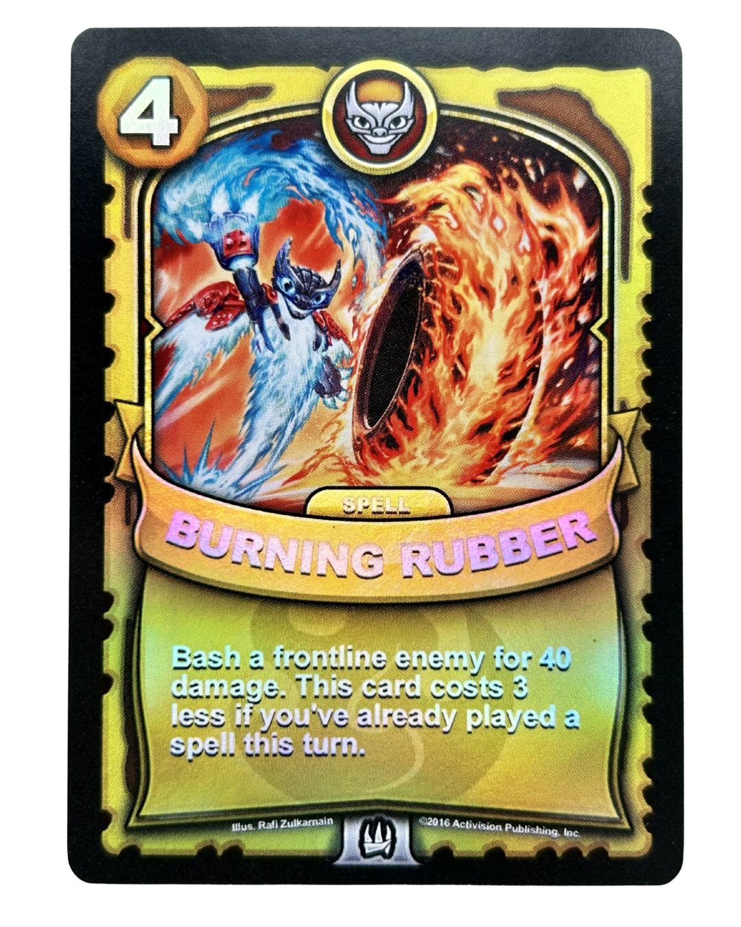 Burning Rubber (Battlecast) (Gold Foil) - Nick Nack's Full Frontal Attack