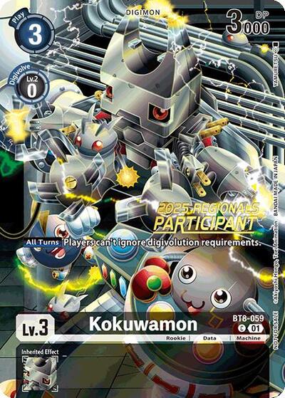 Kokuwamon (2025 Regionals Participant) (New Awakening) Near Mint Foil - Nick Nack's Full Frontal Attack