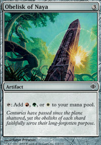 Obelisk of Naya (Shards of Alara) Near Mint