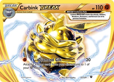 Carbink BREAK (XY - Fates Collide) Near Mint Holofoil