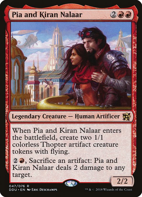 Pia and Kiran Nalaar (Duel Decks: Elves vs Inventors) Near Mint