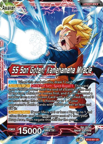 Son Goten // SS Son Goten, Milagro Kamehameha [BT15-001] 