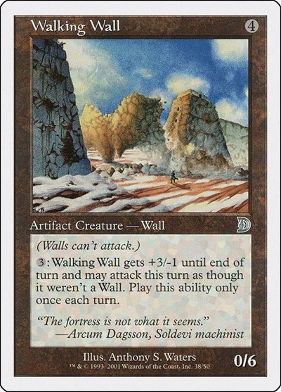 Walking Wall (Promos: Deckmasters Garfield vs Finkel) Near Mint - Nick Nack's Full Frontal Attack