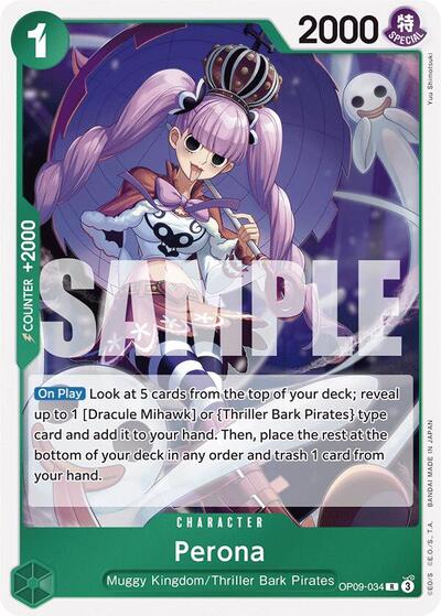 Perona (Emperors in the New World) Near Mint Foil
