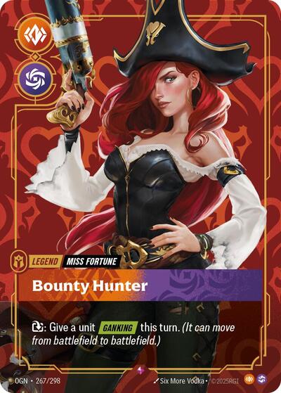 Miss Fortune Bounty Hunter (Origins) Near Mint Foil - Nick Nack's Full Frontal Attack