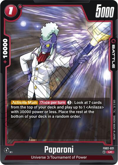 Paparoni (Blazing Aura) Near Mint