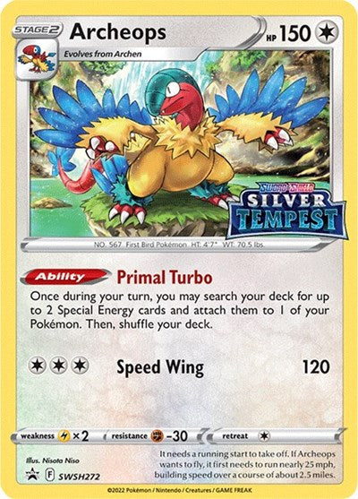 Archeops - SWSH272 (Prerelease) (SWSH: Sword & Shield Promo Cards) Near Mint Holofoil