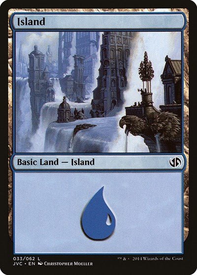 Island (33) (Jace vs. Chandra) (Duel Decks: Anthology) Near Mint - Nick Nack's Full Frontal Attack
