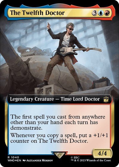 The Twelfth Doctor (Extended Art) (Surge Foil) (Universes Beyond: Doctor Who) Near Mint Foil - Nick Nack's Full Frontal Attack