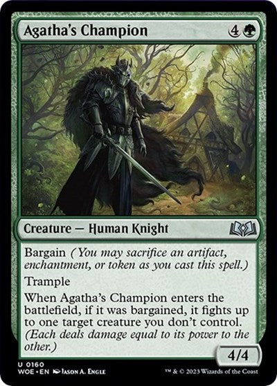 Agatha's Champion (Wilds of Eldraine) Near Mint