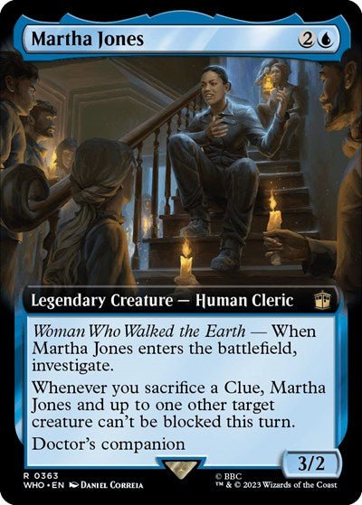 Martha Jones (Extended Art) (Universes Beyond: Doctor Who) Near Mint Foil - Nick Nack's Full Frontal Attack