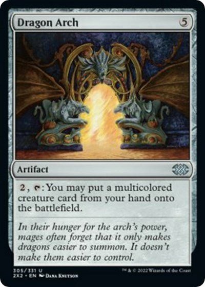 Dragon Arch (Double Masters 2022) Near Mint Foil - Nick Nack's Full Frontal Attack