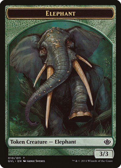 Elephant Token (Duel Decks: Anthology) Near Mint - Nick Nack's Full Frontal Attack